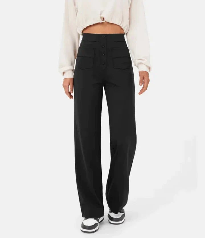 Lisa™ - High-Waisted Elastische Casual Broek