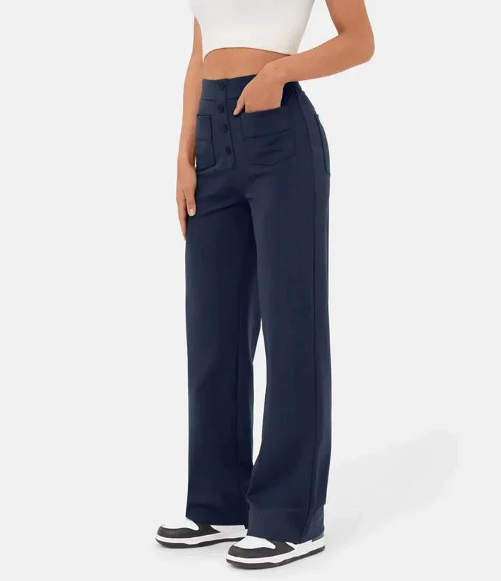 Lisa™ - High-Waisted Elastische Casual Broek