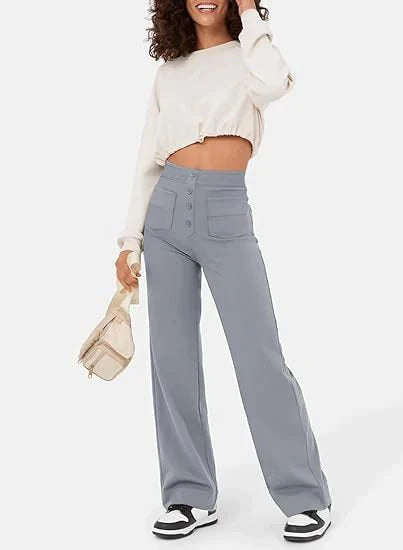 Lisa™ - High-Waisted Elastische Casual Broek