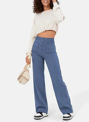 Lisa™ - High-Waisted Elastische Casual Broek