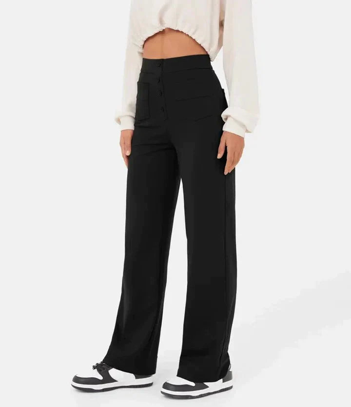 Lisa™ - High-Waisted Elastische Casual Broek