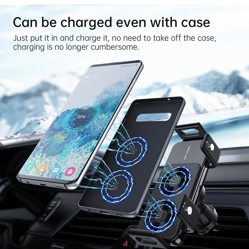 Auto Clamping Wireless Car Charger For Galaxy Z Fold Series