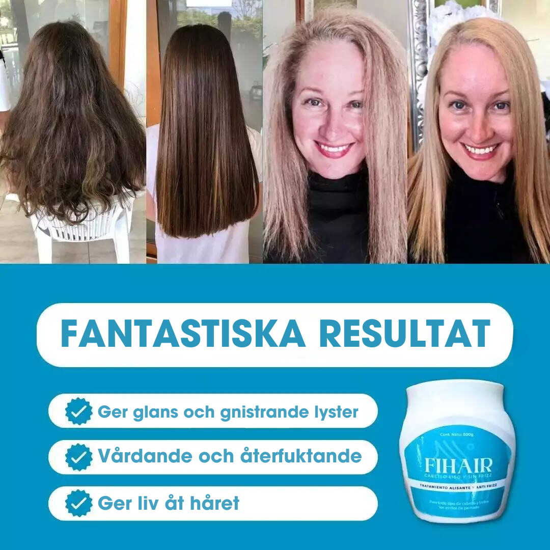 FrizzFree™ | Professionell behandling med keratin för hårrätning