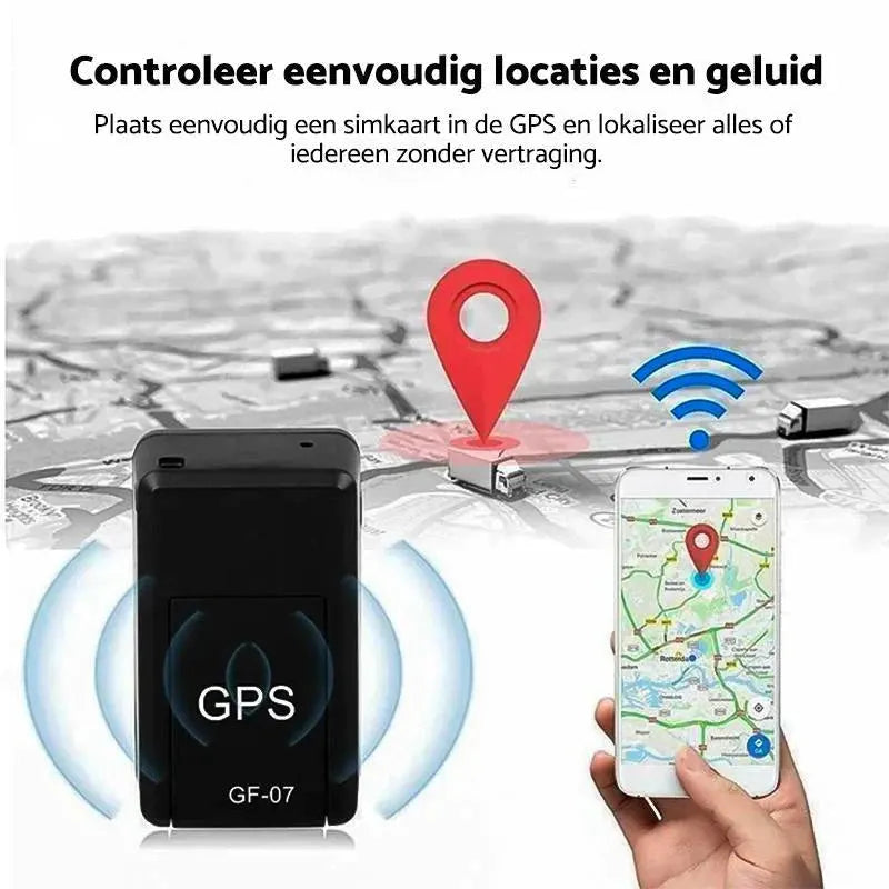 NanoTrack™ | Magnetische Mini GPS tracker - 1+1 GRATIS