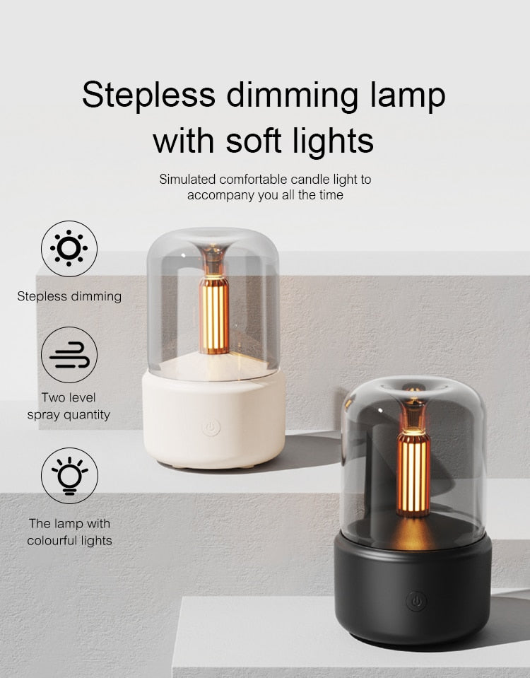 Candlelight Aroma-Diffusor™ - Sfeervol kaarslicht