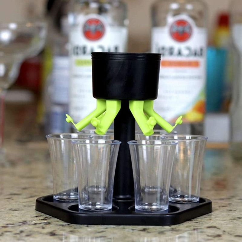 Shot Glass Dispenser™ - Vul zes glazen tegelijk