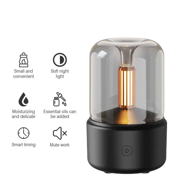 Candlelight Aroma-Diffusor™ - Sfeervol kaarslicht