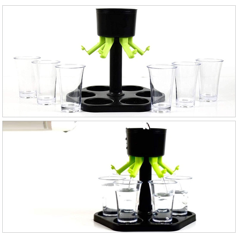 Shot Glass Dispenser™ - Vul zes glazen tegelijk